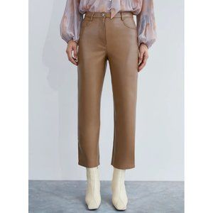 Wilfred Melina Cropped Vegan Leather Pant Size 6